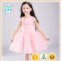 baby dresses 2016 hot selling chiffon pink casual girls dress boutique